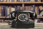 Сlipart Telephone Retro Revival Old-fashioned Black Isolated   BillionPhotos
