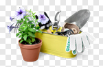 Сlipart Gardening Gardening Equipment Isolated Flower Pot Plant photo cut out BillionPhotos