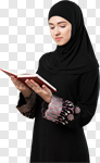 Сlipart quran girl arab arabic studying photo cut out BillionPhotos