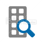 Сlipart Magnifying glass Magnifier Real Estate Looking Searching vector icon cut out BillionPhotos