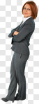 Сlipart Businesswoman Women Business Leaning Standing photo cut out BillionPhotos