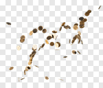 Сlipart Gold money background business cash close-up photo cut out BillionPhotos