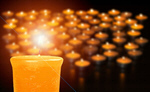 Сlipart candle light yellow background black   BillionPhotos