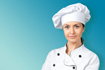 Сlipart chef woman catering posing background   BillionPhotos