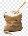Сlipart flour bag wheat white dough photo cut out BillionPhotos