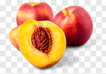 Сlipart Peach Peaches Fruit Isolated Cross Section photo cut out BillionPhotos