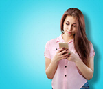 Сlipart social media technology background online shopping digital marketing mobile app   BillionPhotos