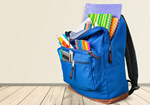 Сlipart school backpack back full background   BillionPhotos