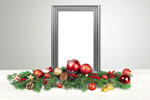 Сlipart frame christmas wall golden background   BillionPhotos
