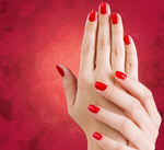 Сlipart nail polish red hand closeup   BillionPhotos