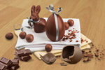 Сlipart easter chocolate egg background bunny   BillionPhotos