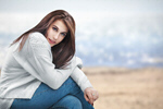 Сlipart girl autumn sweater woman adult   BillionPhotos
