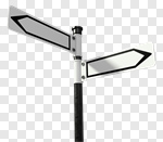 Сlipart Road Sign Sign Directional Sign Direction Street 3d cut out BillionPhotos