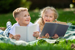 Сlipart park child learn reading story photo  BillionPhotos