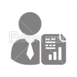 Сlipart Business Report Financial Report Businessmen Document Report vector icon cut out BillionPhotos