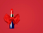 Сlipart cosmetics makeup red ribbon ad lipstick   BillionPhotos