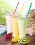 Сlipart Fruit milkshake mango yogurt straw strawberry   BillionPhotos