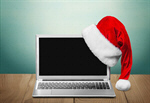 Сlipart laptop santa hat xmas decoration   BillionPhotos