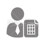 Сlipart Business Report Financial Report Businessmen Document Report vector icon cut out BillionPhotos