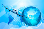 Сlipart Airplane Freight Transportation Earth Travel World Map vector  BillionPhotos