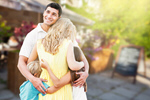 Сlipart family house outdoor happy casual   BillionPhotos