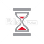Сlipart Hourglass Sand Clock Time Timer vector icon cut out BillionPhotos
