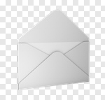 Сlipart Envelope Open Mail White Isolated 3d cut out BillionPhotos