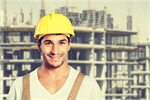 Сlipart portrait workman blue collar man handsome building materials   BillionPhotos
