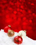 Сlipart Christmas Backgrounds Snow Christmas Ornament Red photo  BillionPhotos