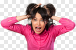 Сlipart Frustration Women Displeased Anger Screaming photo cut out BillionPhotos