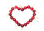 Сlipart Cherry Heart Shape Valentine's Day Fruit Food photo  BillionPhotos