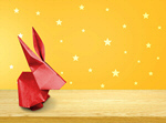Сlipart rabbit origami chinese year paper   BillionPhotos
