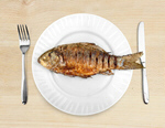 Сlipart fish plate cooked white carp   BillionPhotos
