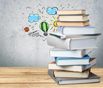 Сlipart books stack pile heap research   BillionPhotos