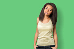 Сlipart background green female woman young   BillionPhotos