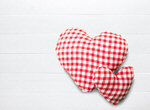 Сlipart heart red fabric button decoration   BillionPhotos