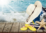 Сlipart beach glasses background hat straw   BillionPhotos