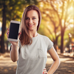 Сlipart girl mobile smartphone phone woman   BillionPhotos