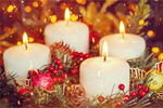 Сlipart Christmas Candle Advent Wreath Holiday   BillionPhotos