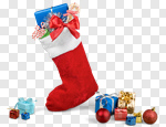 Сlipart Christmas Stocking Christmas Christmas Present Christmas Ornament Christmas Decoration photo cut out BillionPhotos