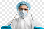 Сlipart 19 PCR Test Doctor Ppe photo cut out BillionPhotos