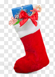 Сlipart Christmas Stocking Christmas Christmas Present Christmas Ornament Christmas Decoration photo cut out BillionPhotos