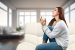 Сlipart room living sofa woman sitting   BillionPhotos