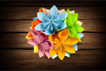 Сlipart origami paper rose art decoration   BillionPhotos