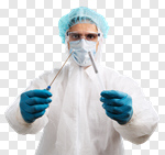 Сlipart 19 PCR Test Doctor Ppe photo cut out BillionPhotos