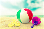 Сlipart Beach Ball Bucket Toy Shovel Flip-flop   BillionPhotos