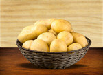 Сlipart potato fresh baby background brown   BillionPhotos