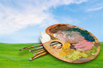 Сlipart Palette Paintbrush Paint Art and Craft Equipment Color Image   BillionPhotos