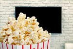 Сlipart popcorn watching bowl digital entertainment   BillionPhotos