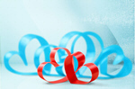 Сlipart Love ribbon on table background day heart concept   BillionPhotos